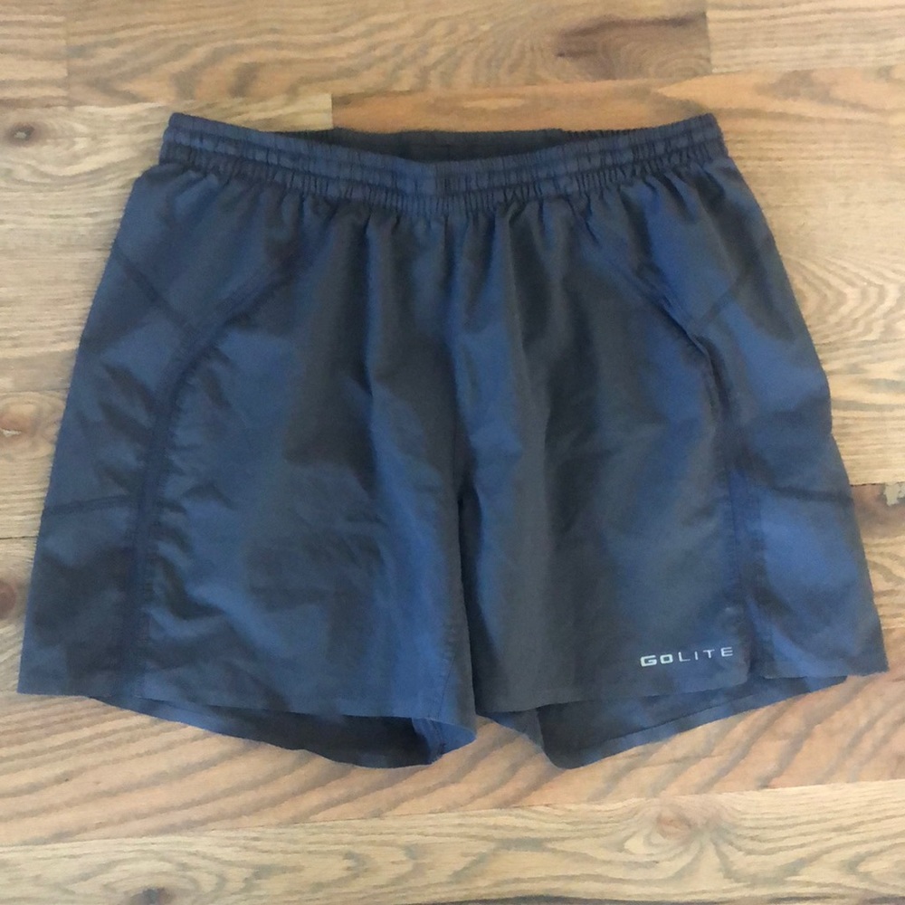 GO LITE | Men’s grey nylon jogging shorts